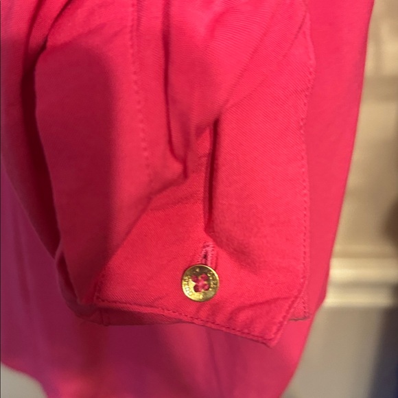 Guess Fuchsia Button-Down Shirt - Picture 6 of 8